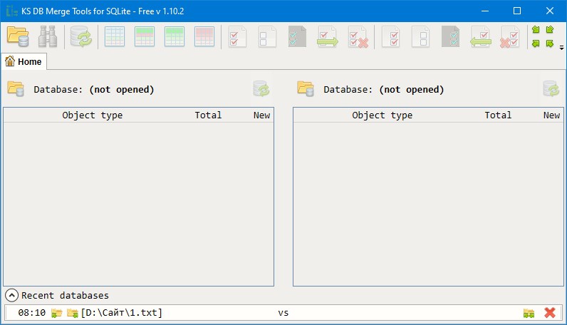 Инструменты слияния баз данных KS для SQLite Pro версии 1.10.2