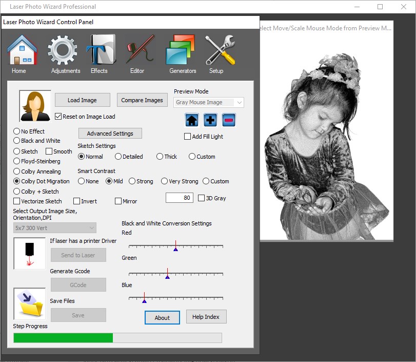 Профессиональная версия Laser Photo Wizard 12.0