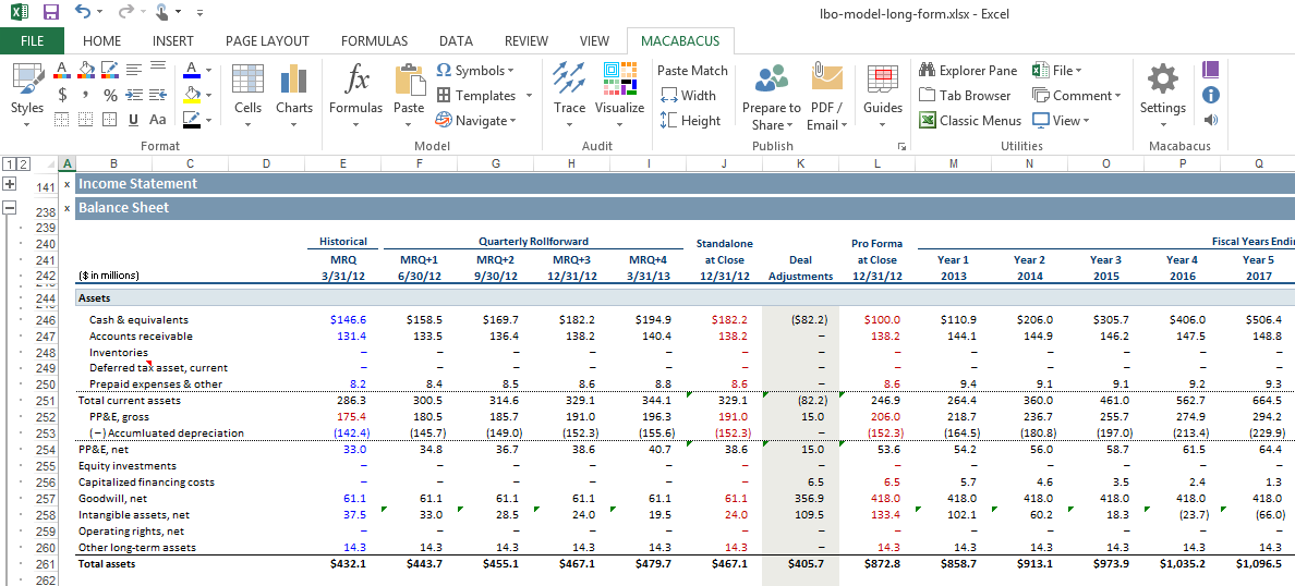 Macabacus для Microsoft Office версии 9.6.7
