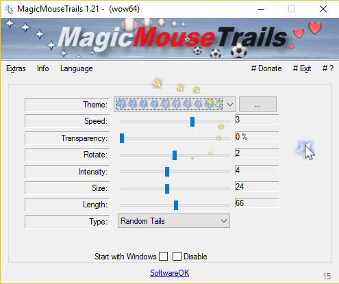 MagicMouseTrails 4.14 для x64 + Портативная версия