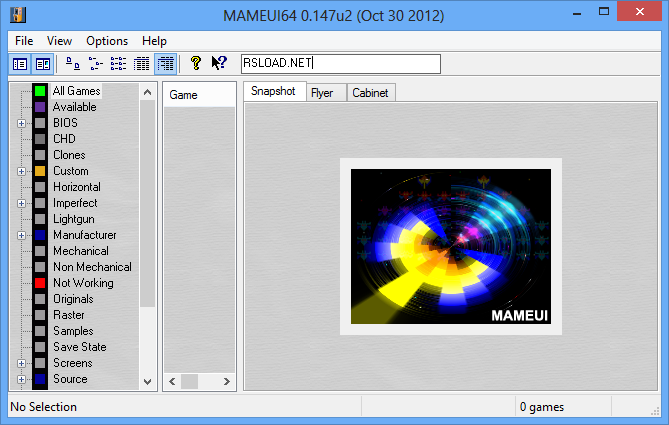 MAMEUI64 версия 0.267