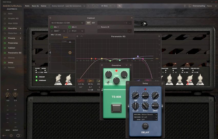 Mercuriall Audio Ampbox версия 1.0.10 для macOS и 1.3.3 для Windows