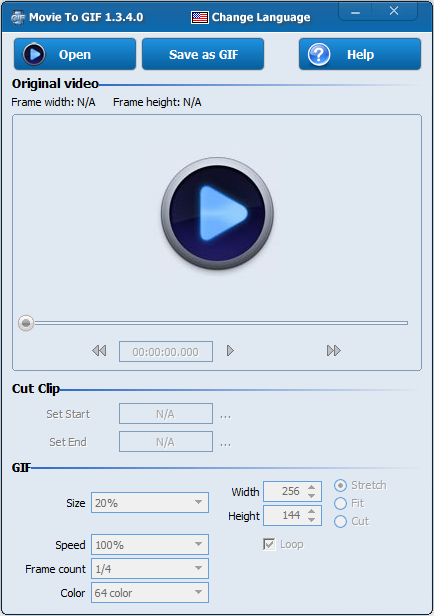 Movie To GIF 3.3.2 и Портативная версия