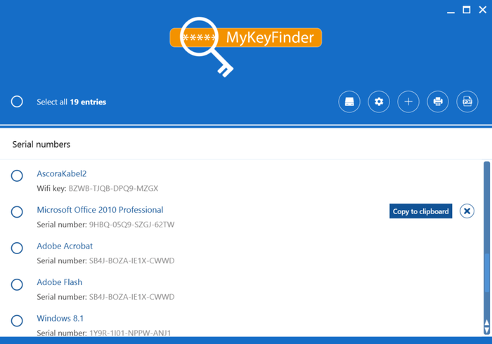 MyKeyFinder Plus 2025 версия 14.0.56611