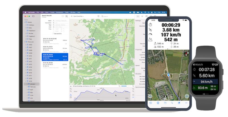 myTracks версия 4.3.5 для macOS