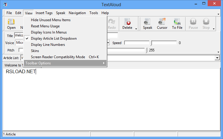 NextUp TextAloud 4.0.75 и Русская версия 4.0.60 Portable