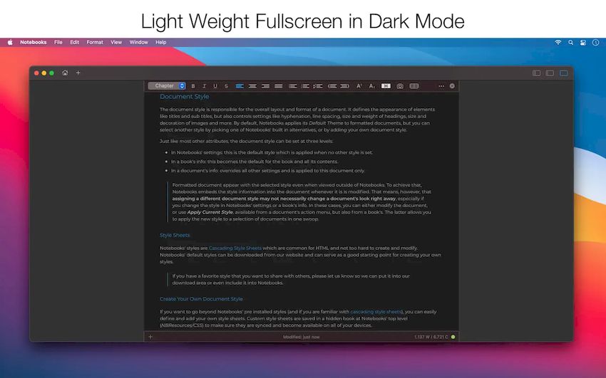 Notebooks 3.6 для macOS