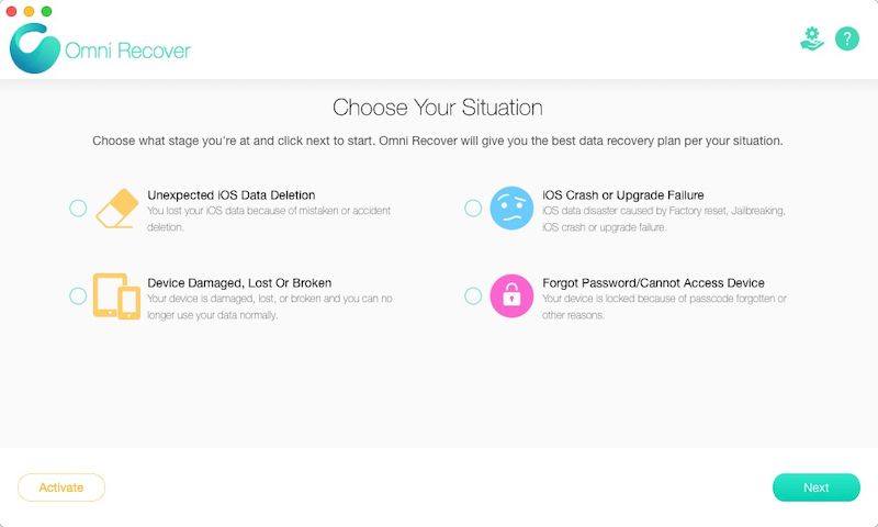 Omni Recover версия 3.7.5 для macOS