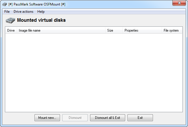 OSFMount 3.1.1003: Русская Портативная с Репаком
