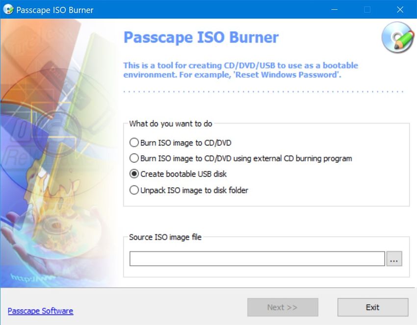 Passcape ISO Burner версия 2.3.2.330
