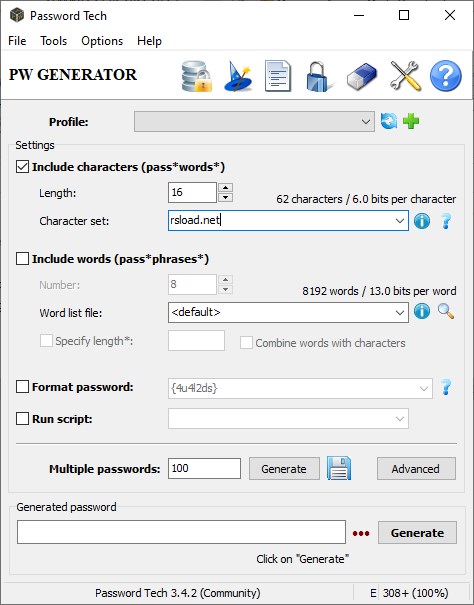 Password Tech версия 3.5.5 для x64 + Портативная версия