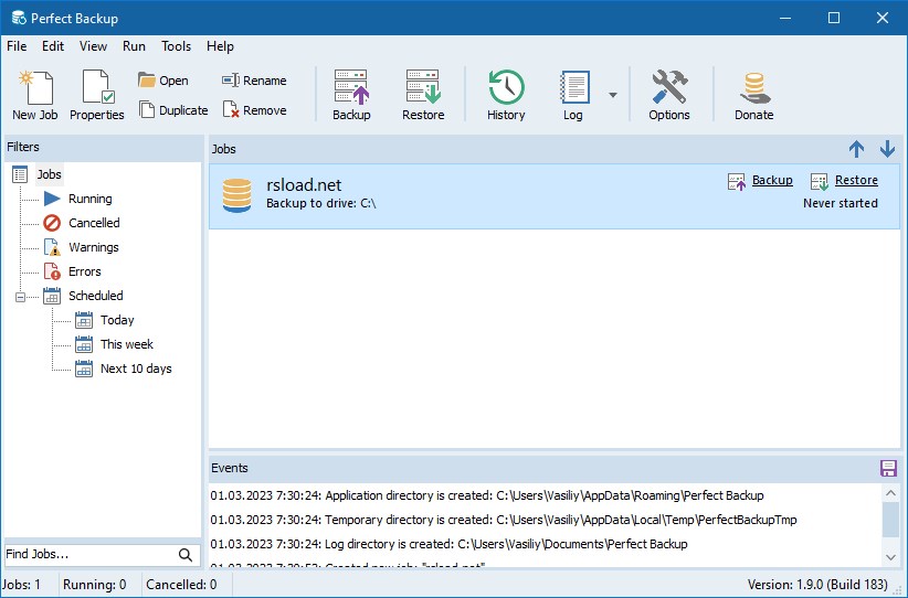 Perfect Backup 3.3 Pro + crack + Русская локализация