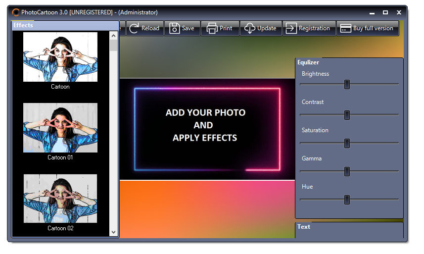PhotoCartoon Pro 6.8.0 и Портативная Версия
