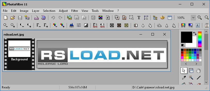 PhotoFiltre Studio 11.6.1 с русским интерфейсом — и репак