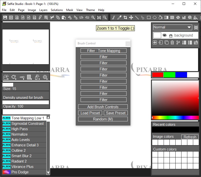 Pixarra Selfie Studio версии 5.05