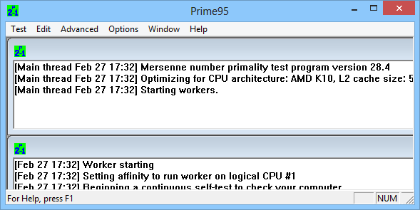 Prime95 версии 30.19, сборка 15 для x64