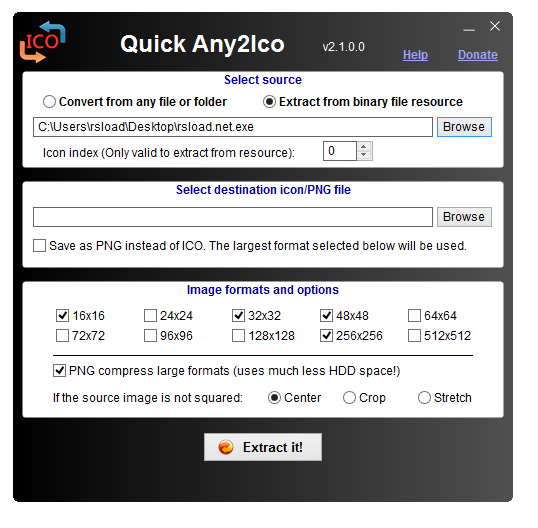 Быстрый Any2Ico версия 3.5.0.0