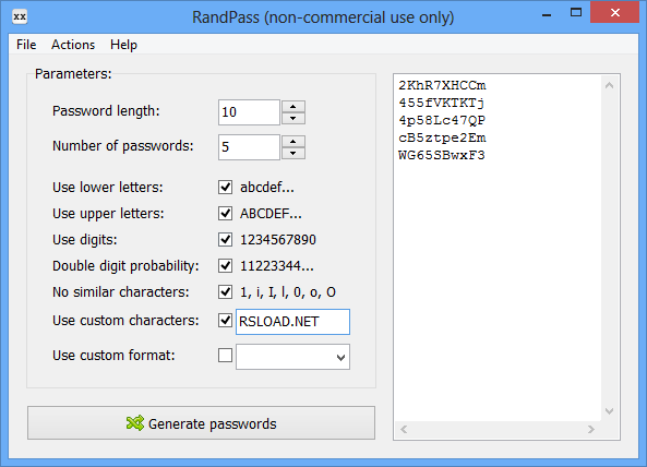 RandPass Pro версия 2.2.0