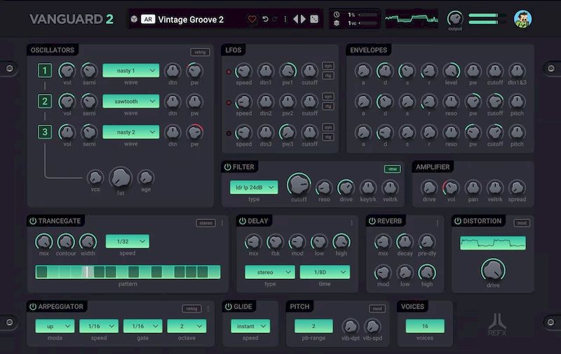 reFX Vanguard версия 2.0.9