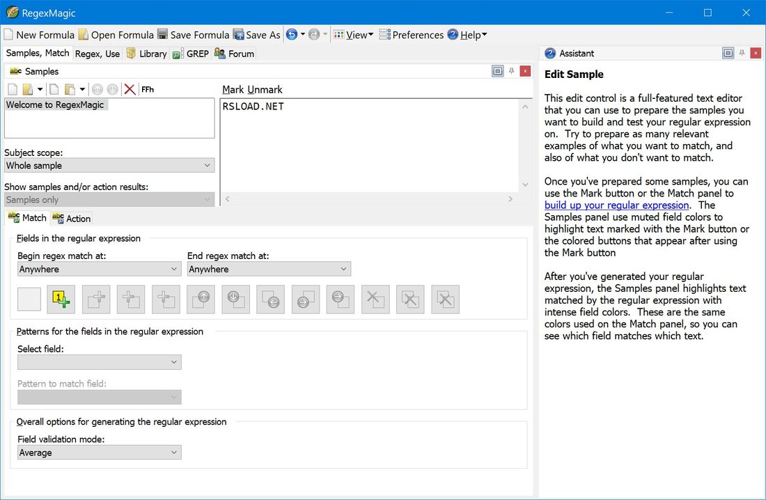 RegexMagic версия 2.13.1 для x64