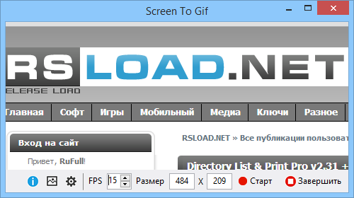ScreenToGif 2.41.1 и Портативная Версия