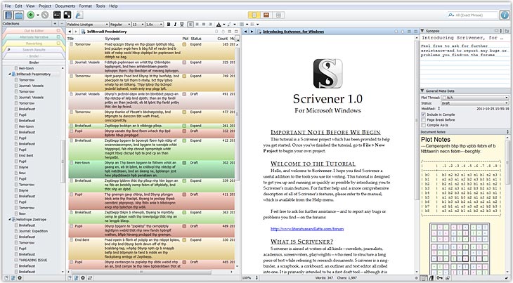 Scrivener 3.1.5.1 и 1.9.16.0 на русском, портативная версия для MacOS