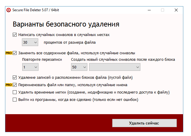 Secure Delete Professional версия 2025.02 + 6.13