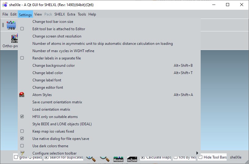 ShelXle версия 1.0, обновление 1594