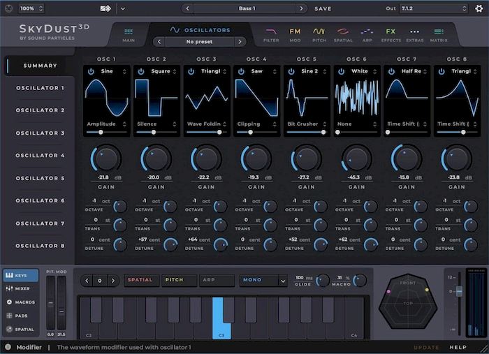 Sound Particles SkyDust 3D версия 1.5.2