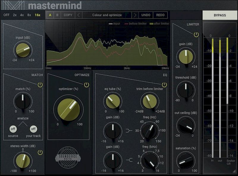 Soundevice Digital Mastermind версии 1.6 и 1.2 для macOS