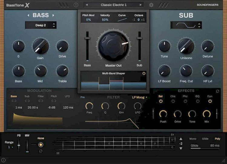 SoundFingers BassTone 1.0.0: Новая версия!
