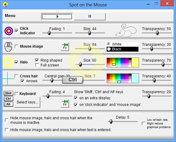 SpotOnTheMouse 2.8.2 с портативной версией и русским языком