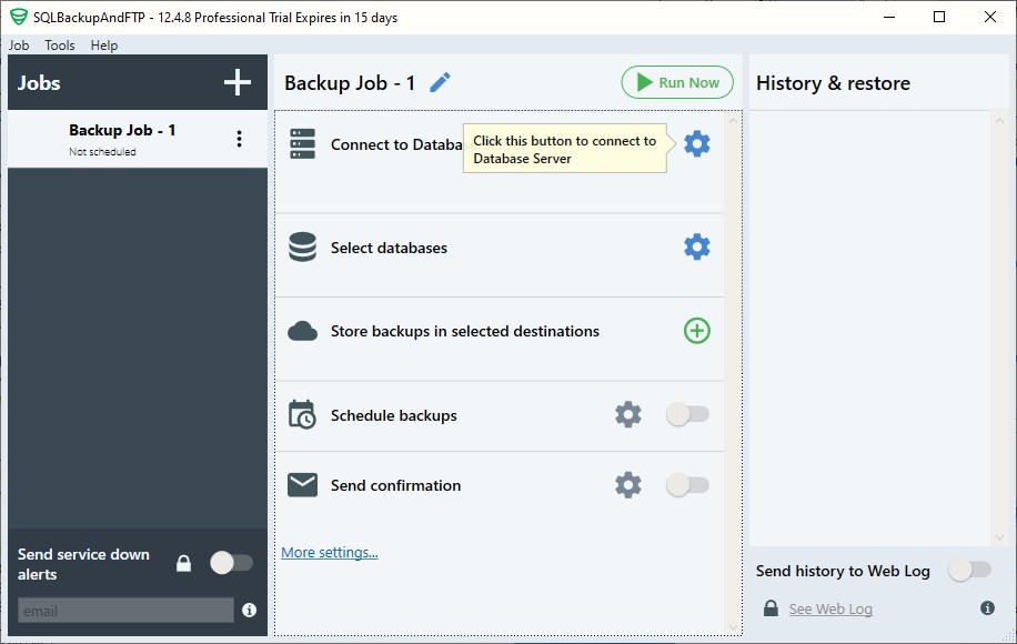 SQLBackupAndFTP до версии 12.7.19