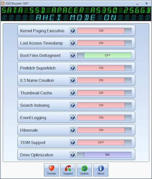 SSD Booster .NET версия 17.17