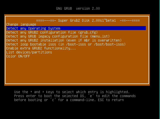 Super Grub2 Disk версия 2.06s4