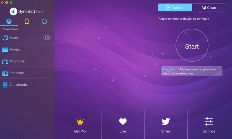 SyncBird Pro версии 3.8.4 и 4.1.5 для MacOS