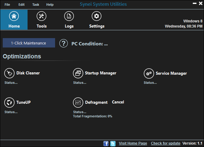 Synei System Utilities 8.4: и премиум-функции