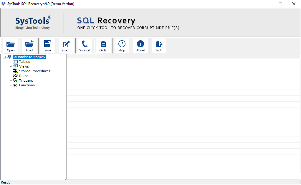 SysTools SQL Recovery версии 13.7 для x64