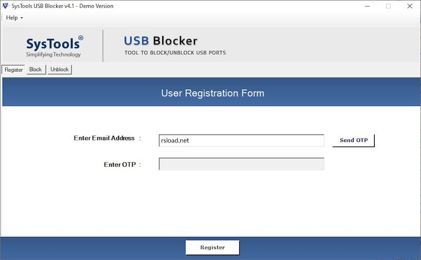 SysTools USB Blocker версия 5.0 для x64