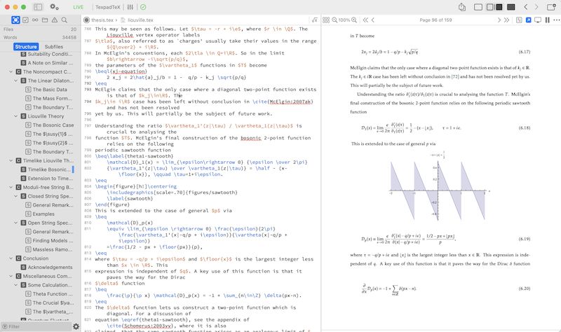 Texifier версия 1.9.27 для macOS