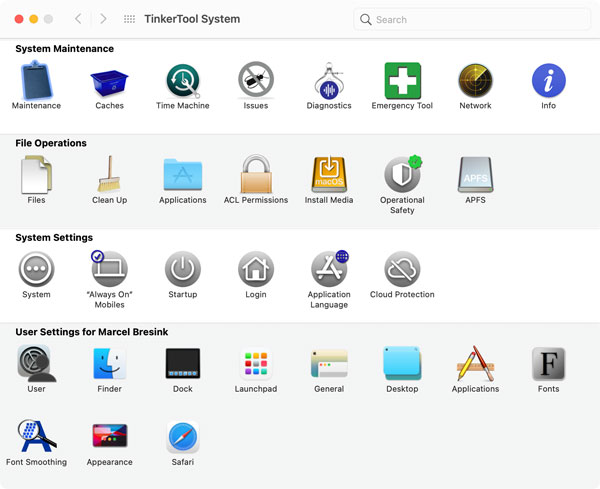 TinkerTool System 9.0 (240930) для macOS