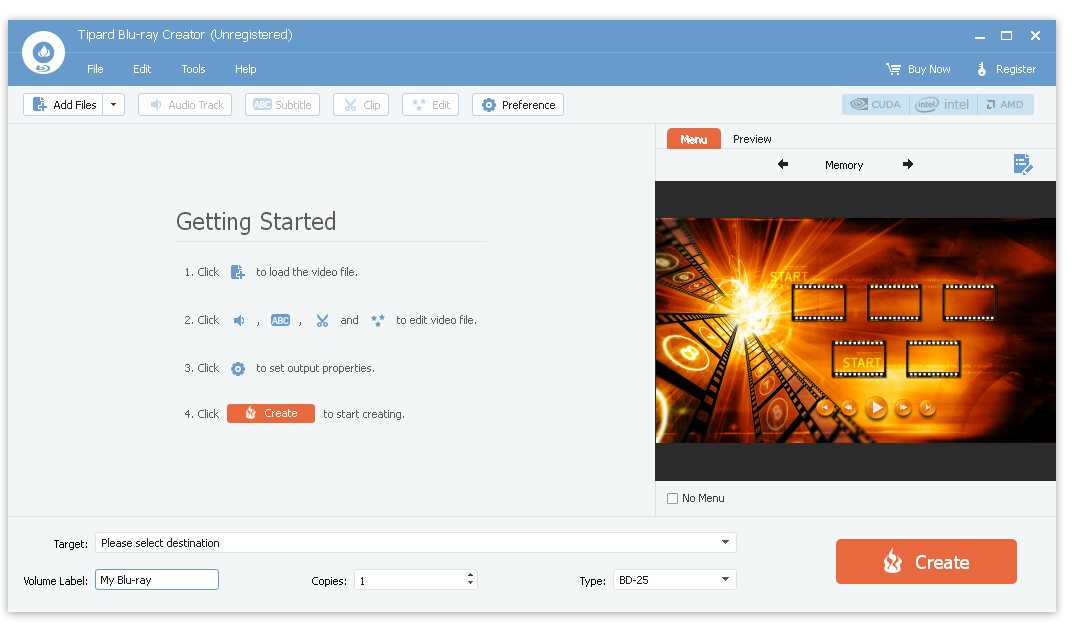 Tipard Blu-ray Creator версии 1.0.32