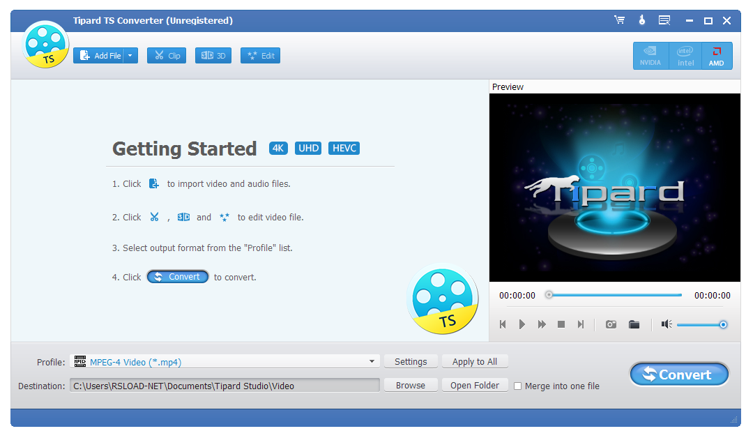Tipard TS Converter версии 9.2.32 с репаком