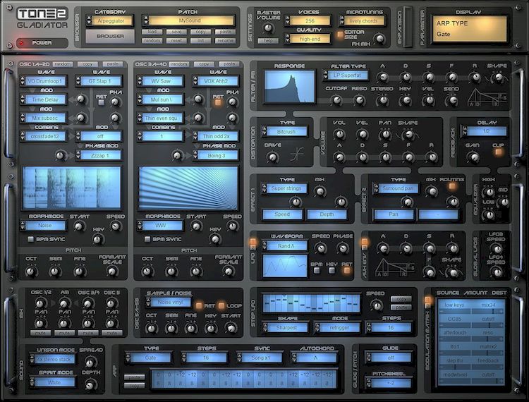 Tone2 Gladiator версии 4.0