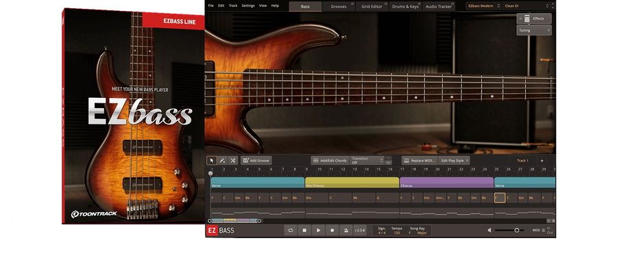 Toontrack EZbass VST версия 1.2