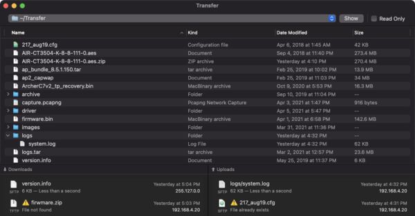 Transfer версия 2.2.1 для macOS