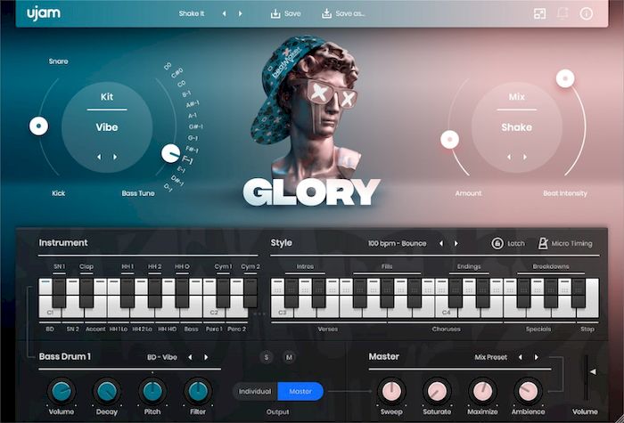 UJAM Beatmaker GLORY версии 2.3.1