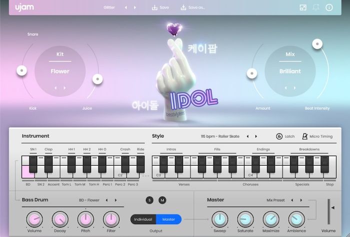 UJAM Beatmaker IDOL версия 2.3.1 для macOS