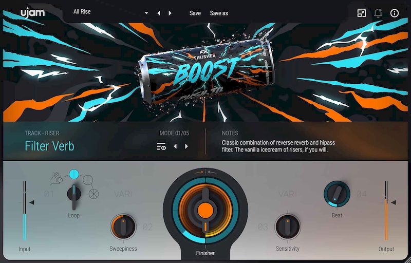 UJAM Finisher BOOST версии 1.2.2