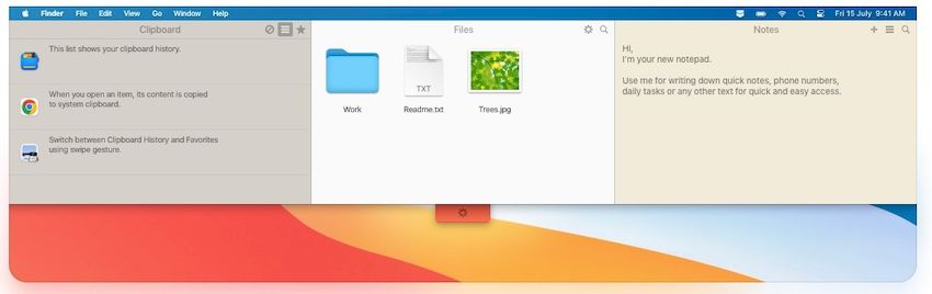 Unclutter версия 2.2.7 для macOS